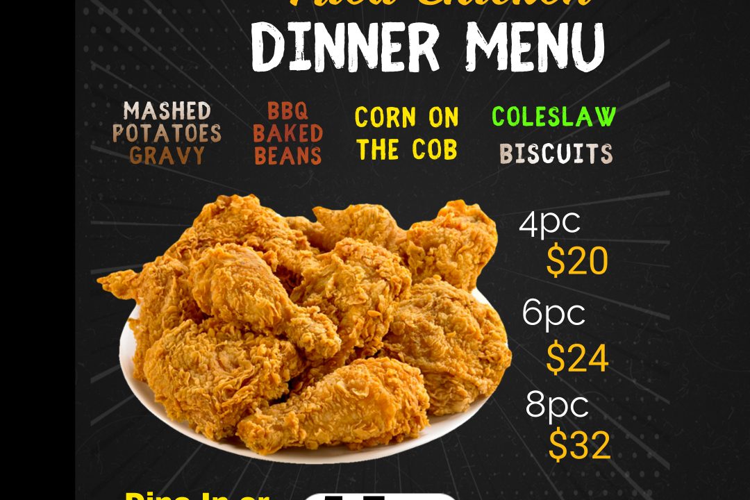 Chicken Dinner is Back with a New Menu